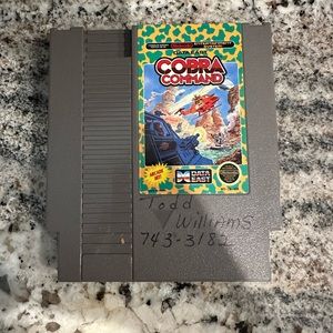 Nintendo Cobra Command game